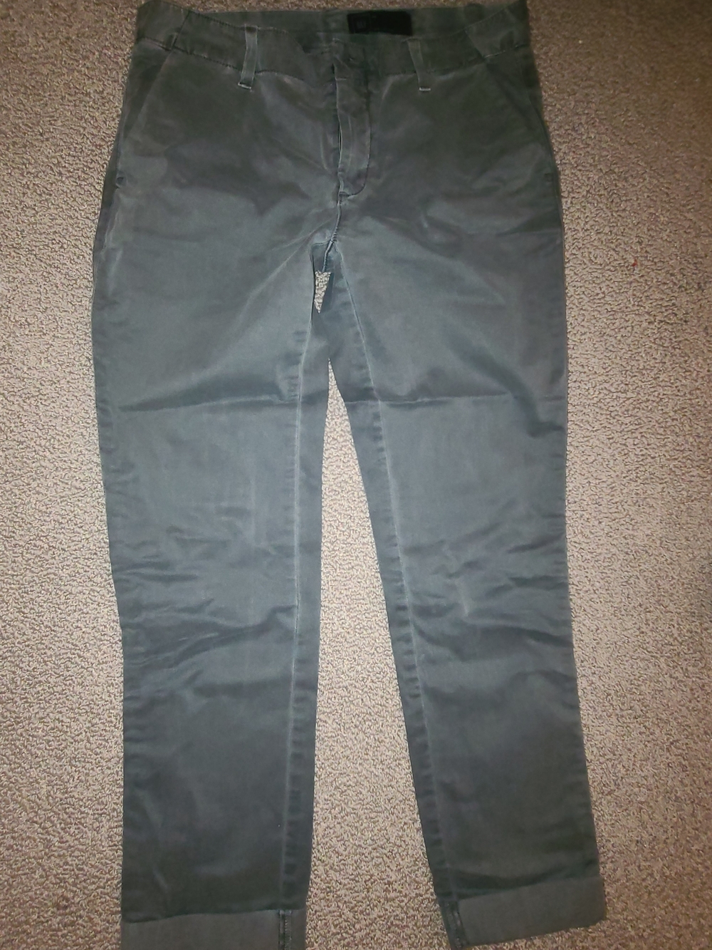GAP Women's Slim Pants in Dark Charcoal